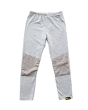 Load image into Gallery viewer, Base layer pants with bamboo patches on the knee to extend the life of the pants and soft enough to protect your child's sensitive skin